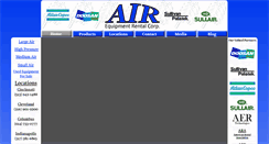 Desktop Screenshot of airequipmentrental.com